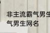 非主流霸气男生网名 好听的非主流霸气男生网名