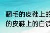 翻毛的皮鞋上的白渍怎么擦干净 翻毛的皮鞋上的白渍如何擦干净