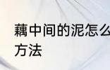藕中间的泥怎么去除 藕中间的泥去除方法
