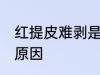 红提皮难剥是怎么回事 红提皮难剥的原因