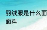 羽绒服是什么面料 羽绒服面料是什么面料