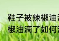 鞋子被辣椒油滴了怎么清洗 鞋子被辣椒油滴了如何清洗