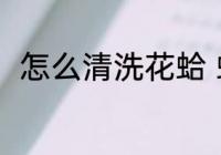 怎么清洗花蛤 蛤蜊怎么清洗才干净
