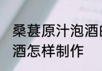 桑葚原汁泡酒的制作方法 桑葚原汁泡酒怎样制作