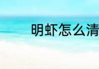 明虾怎么清洗 明虾如何清洗
