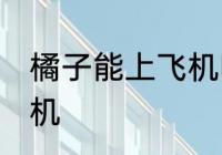橘子能上飞机吗 橘子可不可以带上飞机
