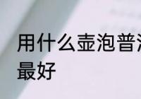 用什么壶泡普洱最好 用哪些壶泡普洱最好