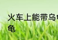 火车上能带乌龟吗 火车上是否能带乌龟