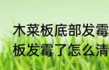 木菜板底部发霉了怎么办 各种材质菜板发霉了怎么清洗