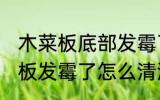 木菜板底部发霉了怎么办 各种材质菜板发霉了怎么清洗