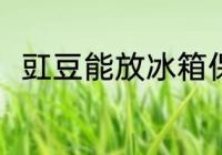 豇豆能放冰箱保鲜吗 豇豆如何保存