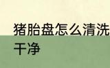 猪胎盘怎么清洗干净 猪胎盘如何清洗干净